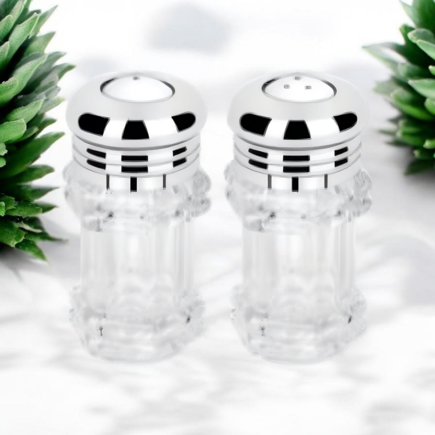Transparent Glass Spice Shakers