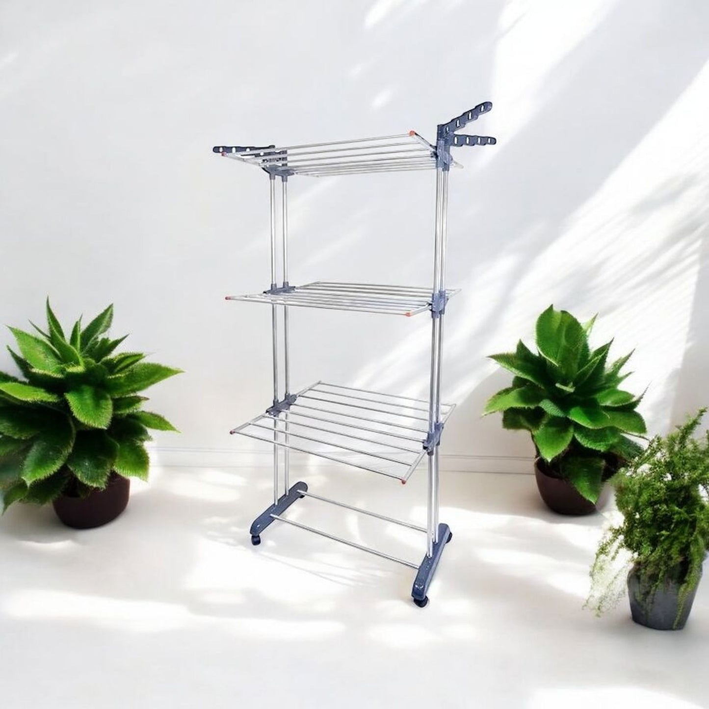3-Tier Foldable Clothes Drying Rack