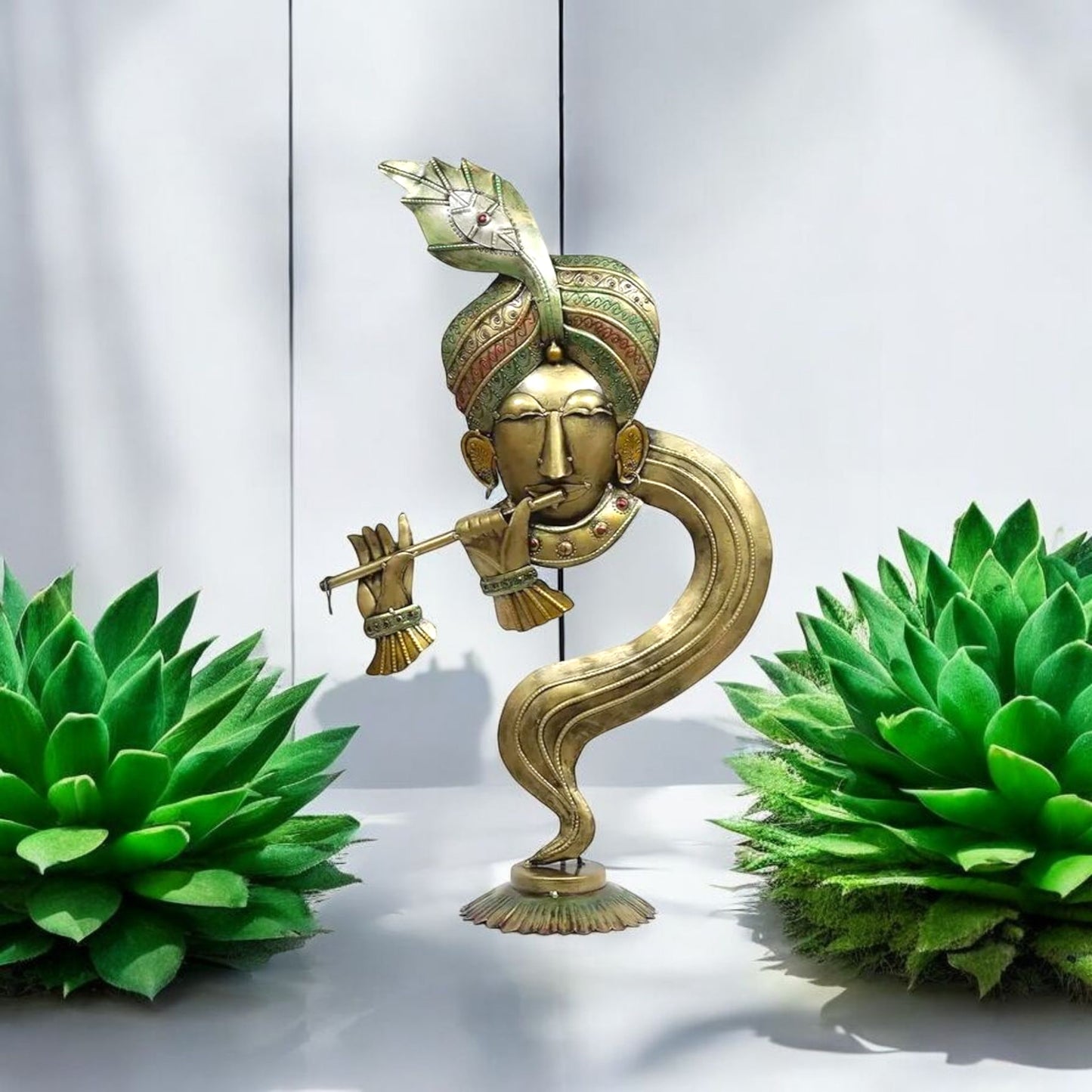 Flute Player Decorative Sculpture