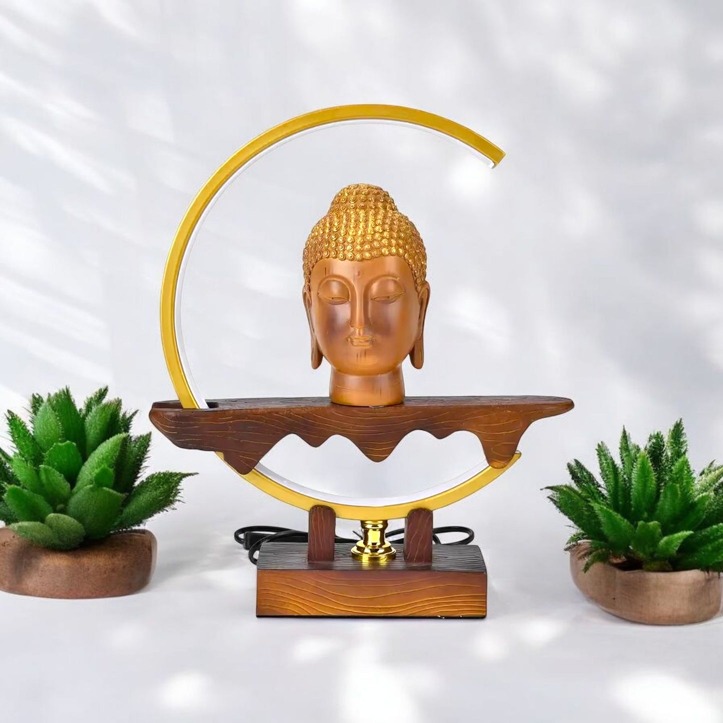 Buddha Head Table Lamp