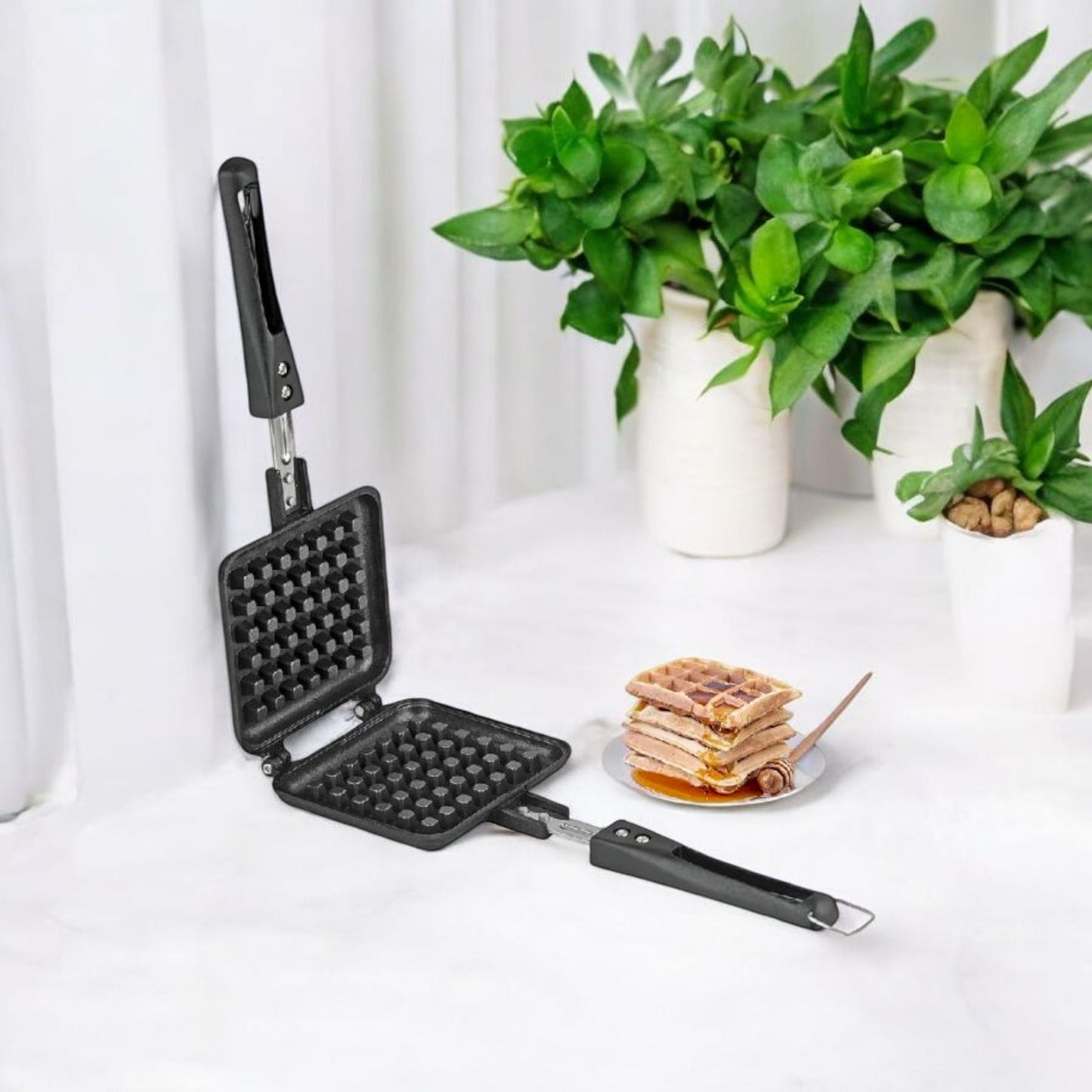 Non Stick Cast Iron Waffle Maker