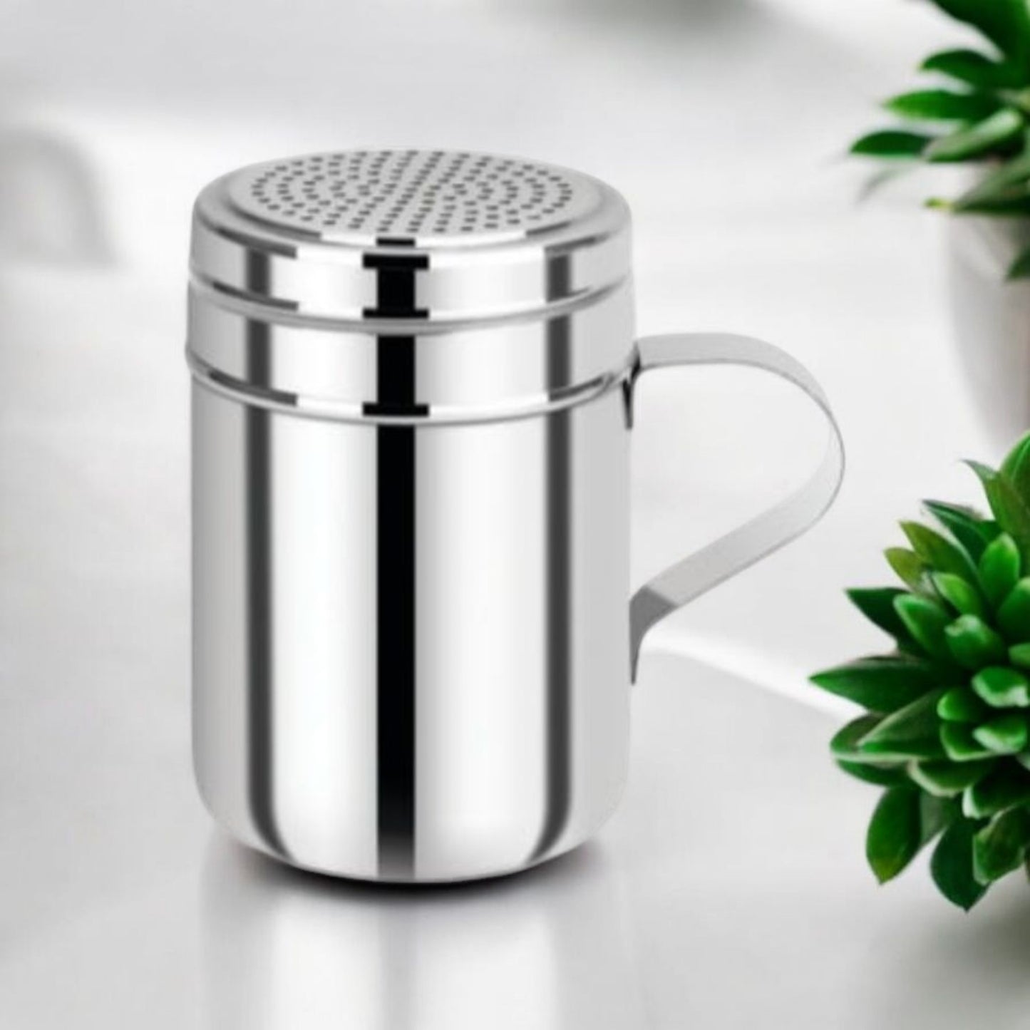Stainless Steel Masala Duster with Handle