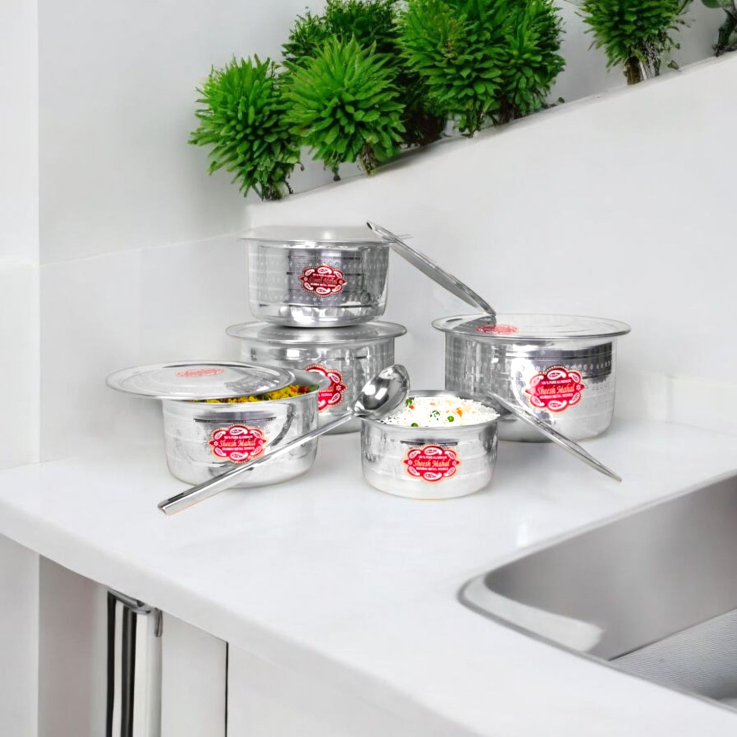Stainless Steel Storage Containers Set