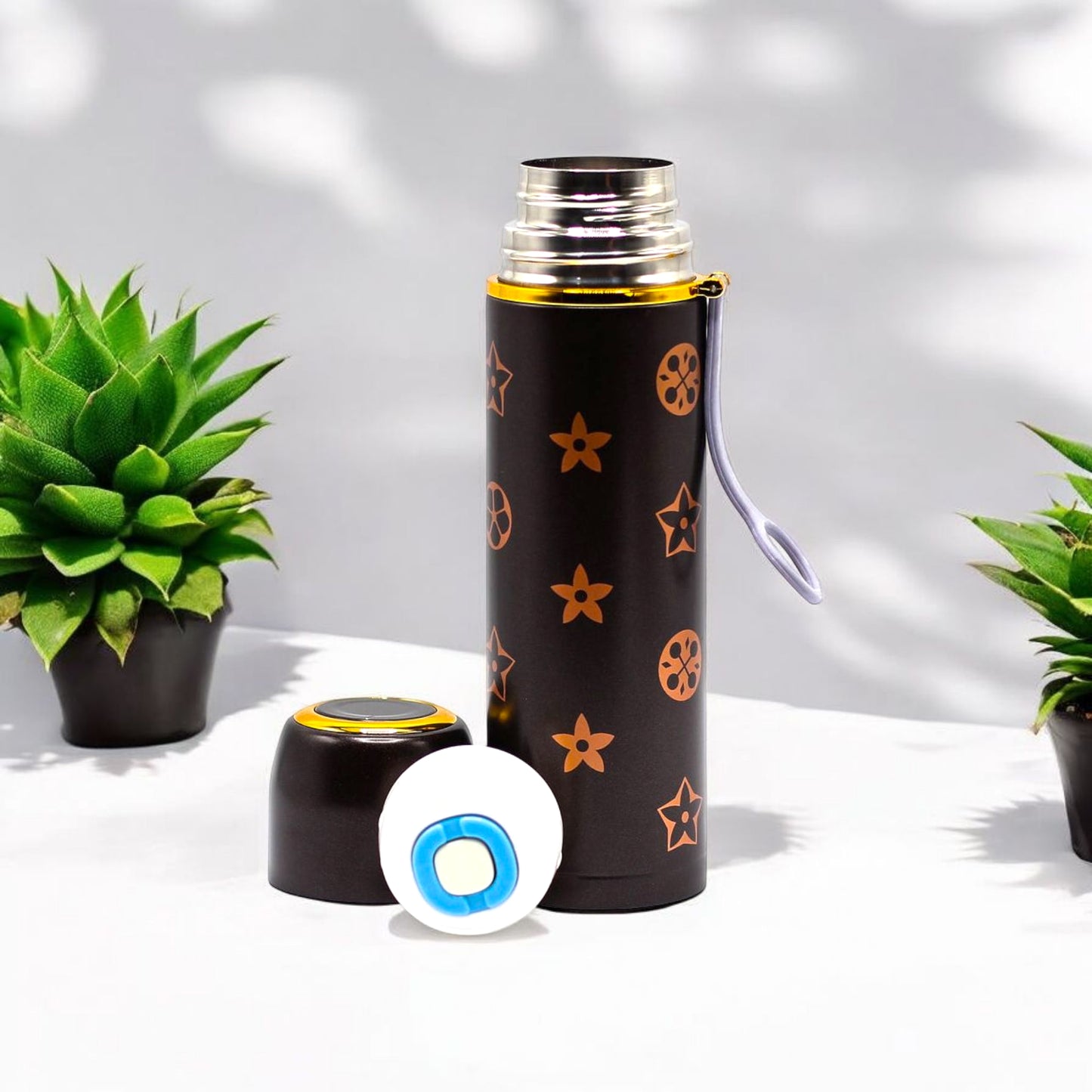 Luxury Patterned Insulated Flask Bottle 500ml