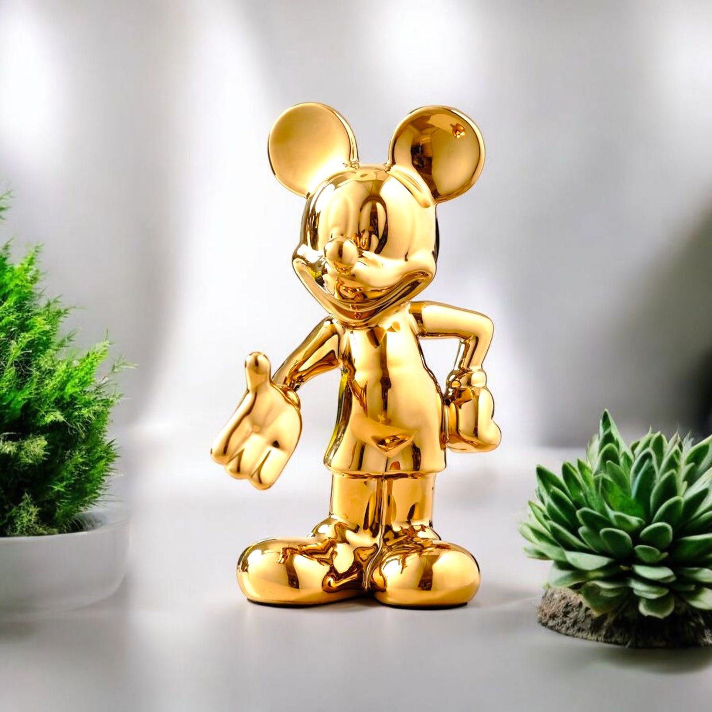 Gold Mickey Mouse Figurine