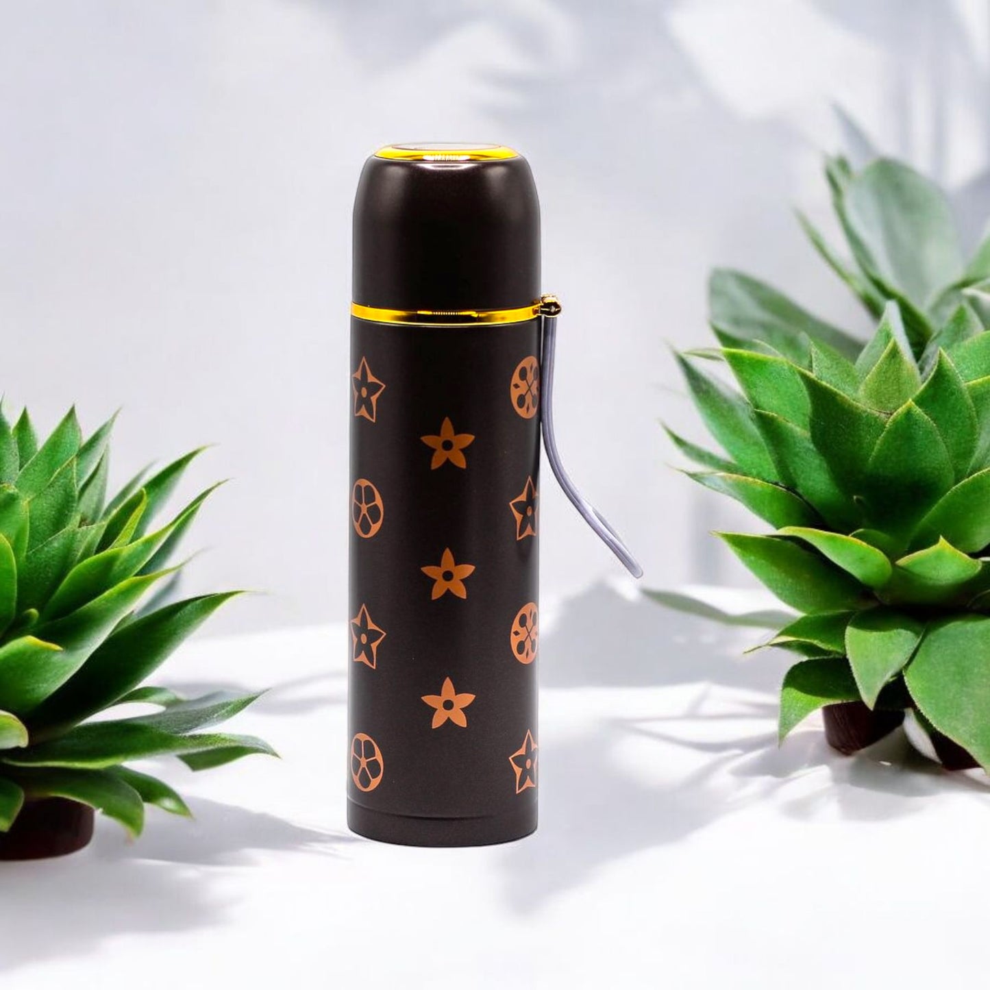 Luxury Patterned Insulated Flask Bottle 500ml