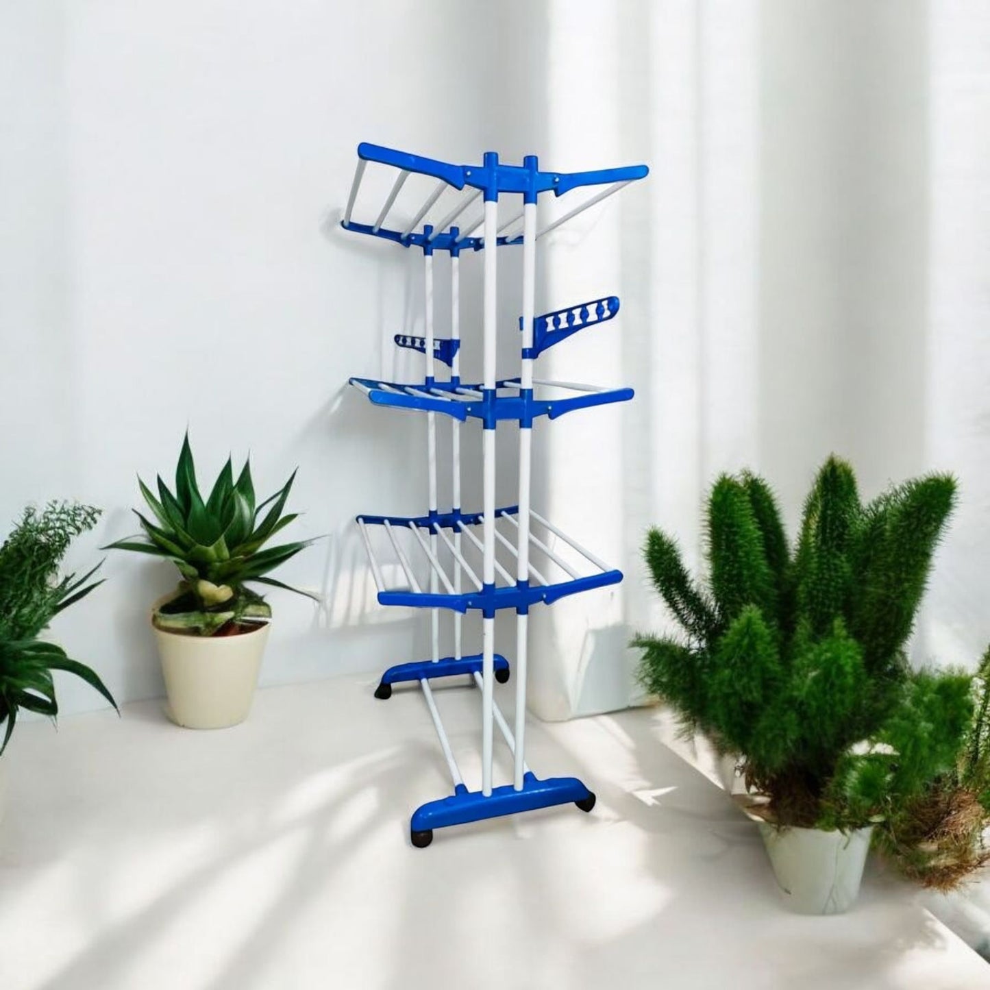 Foldable Multi-Layer Clothes Drying Rack