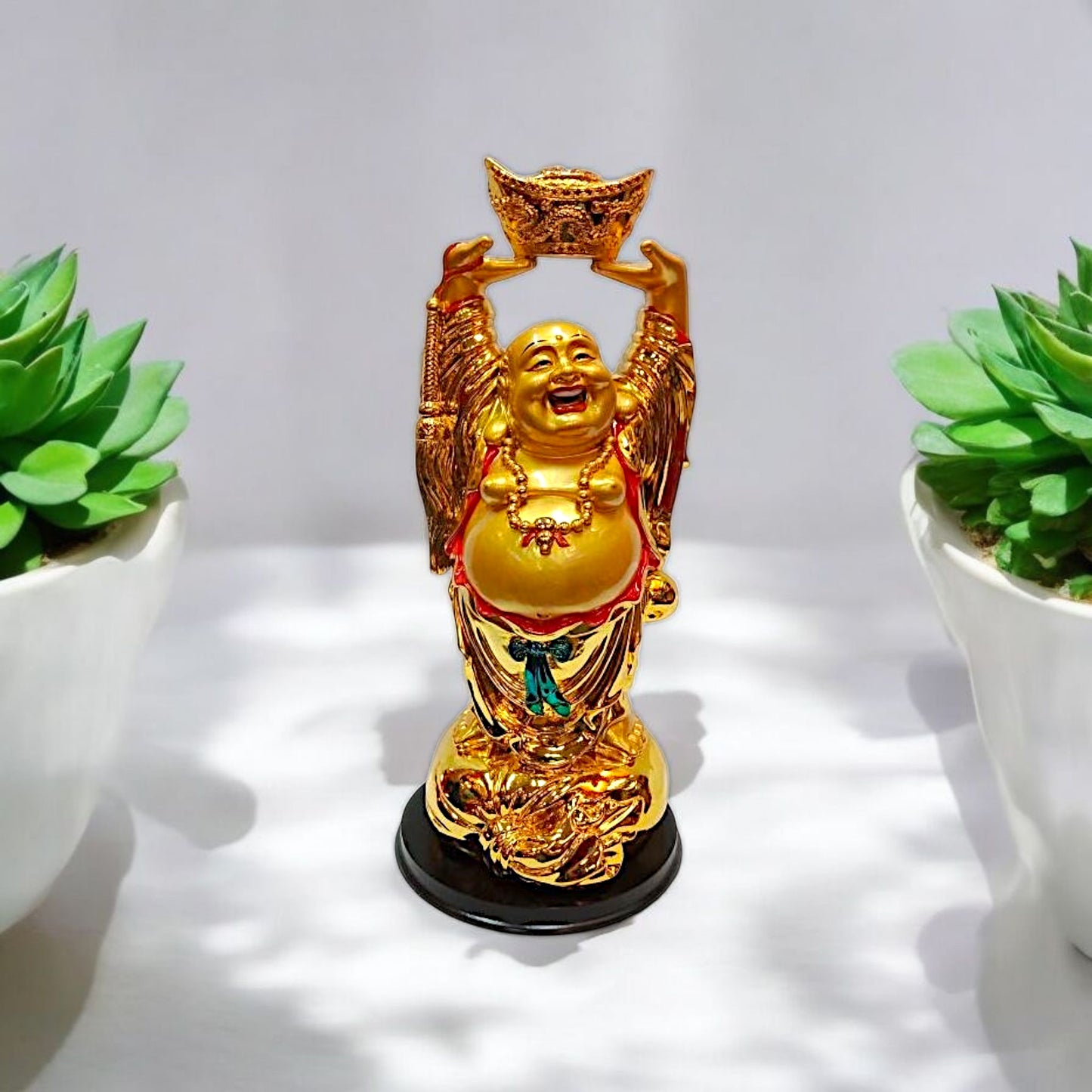 Charming Laughing Buddha Figurine Statue