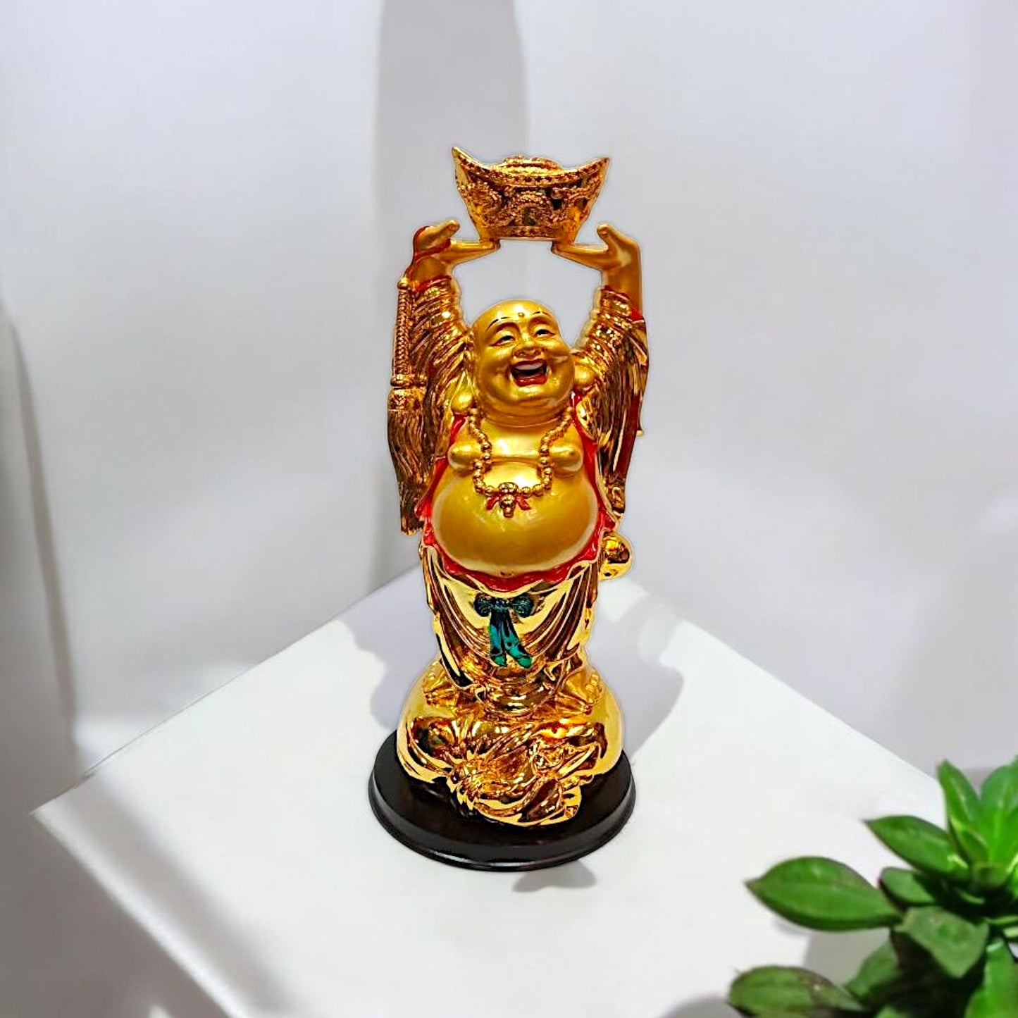 Charming Laughing Buddha Figurine Statue