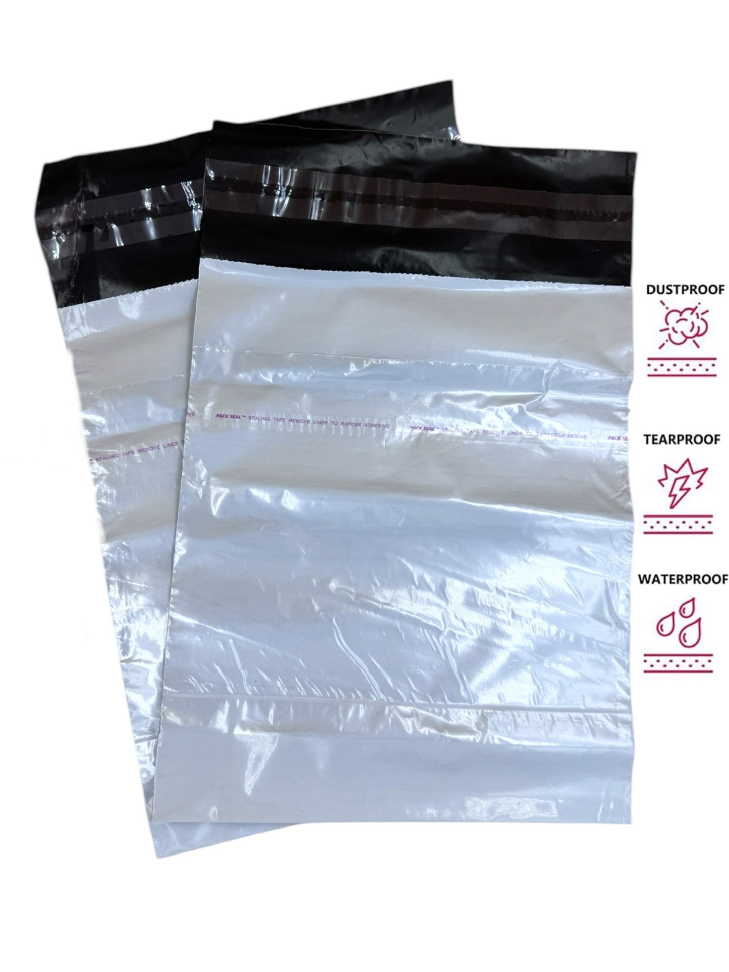 Premium Tamper Proof Polybags Pack of 100