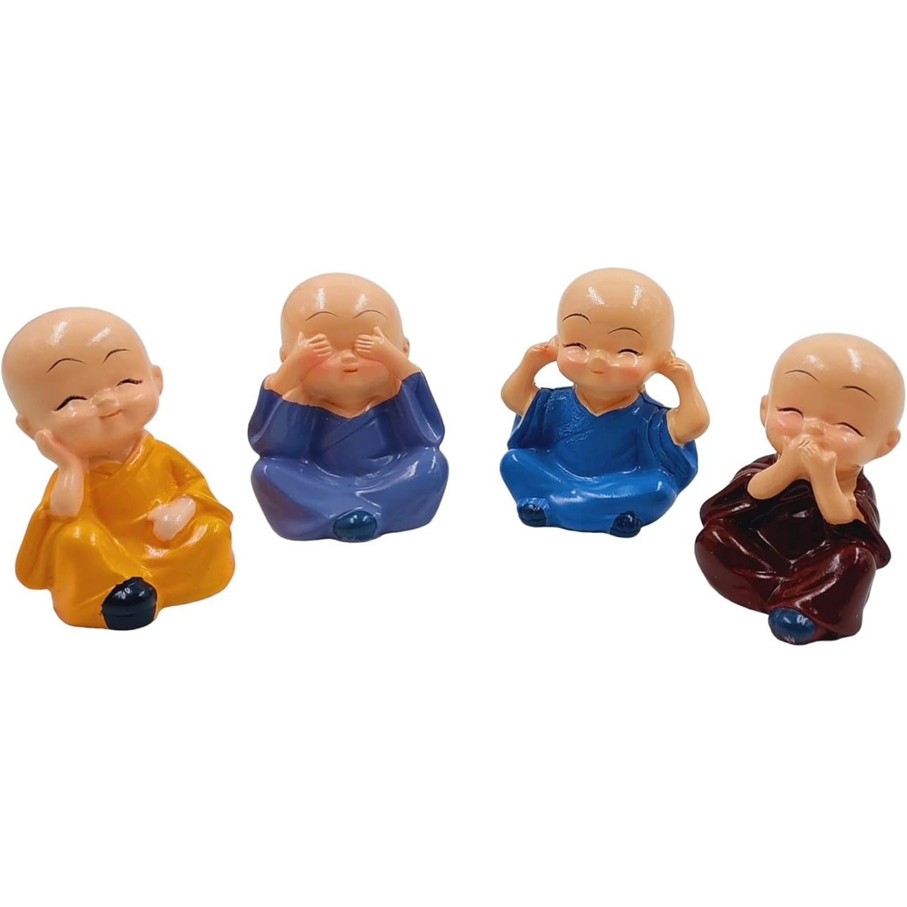 Buddha Monk Set of 4