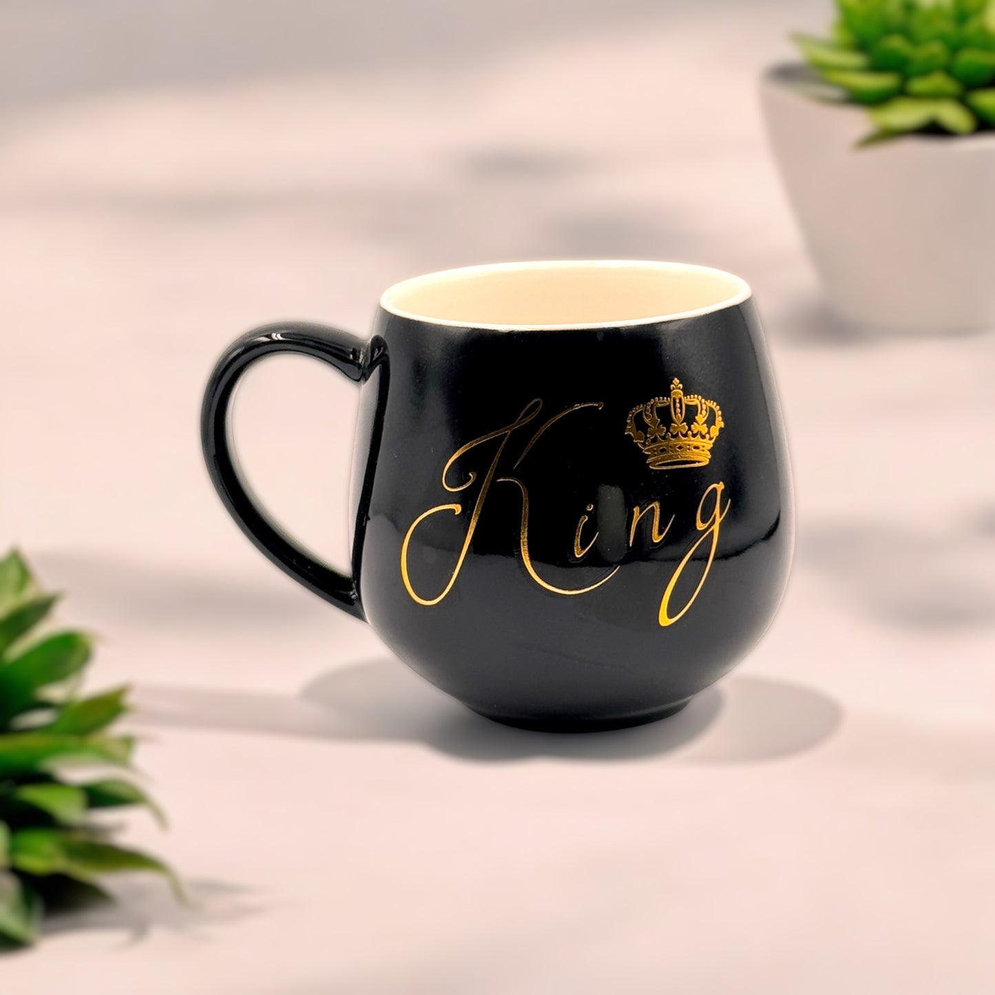 Queen & King Mugs Set