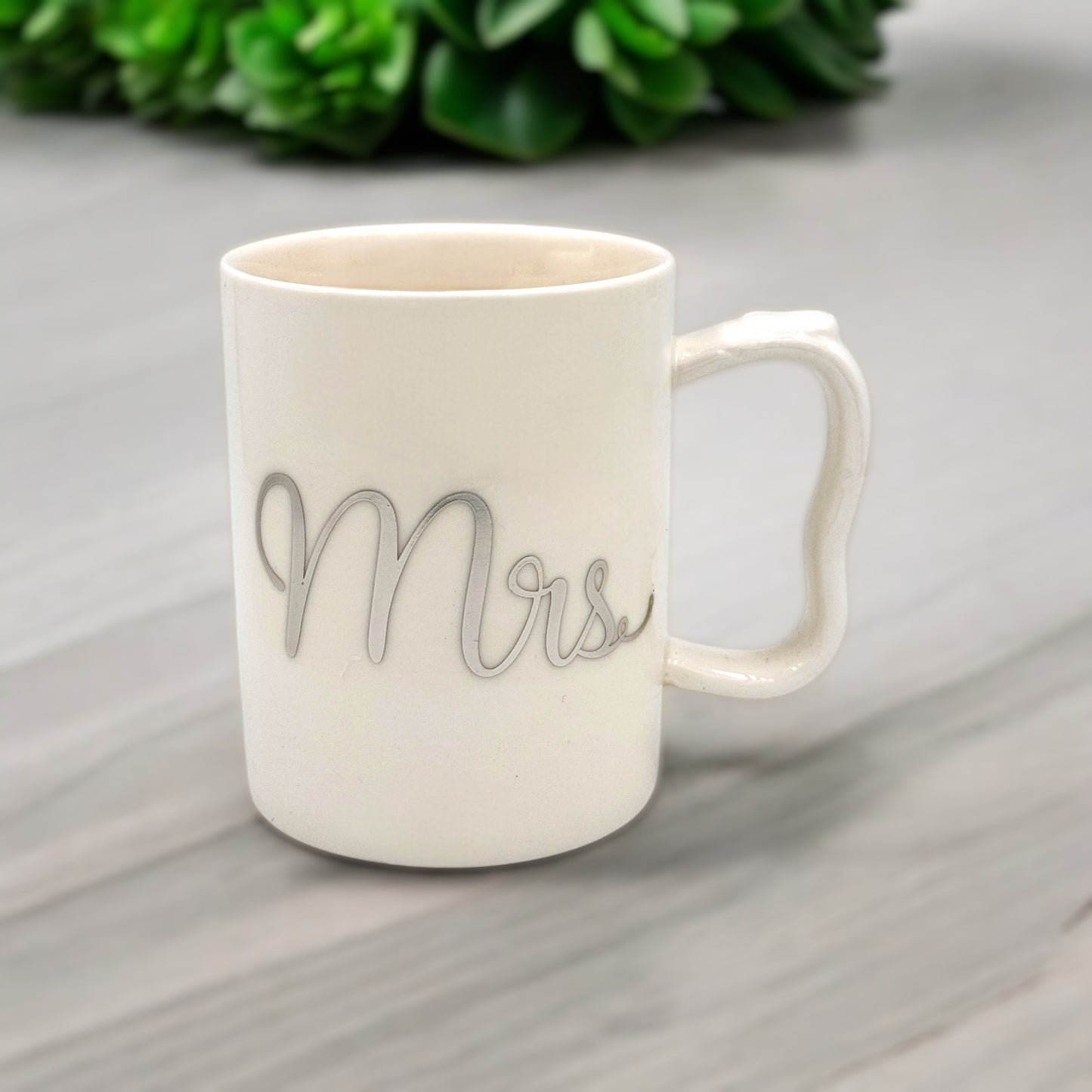 Mr & Mrs Mug Set with Holder