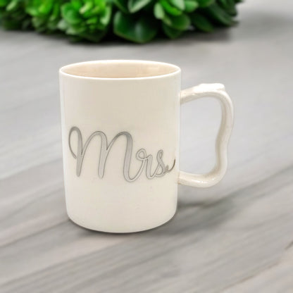 Mr & Mrs Mug Set with Holder