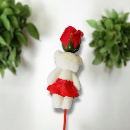 Rose with Teddy