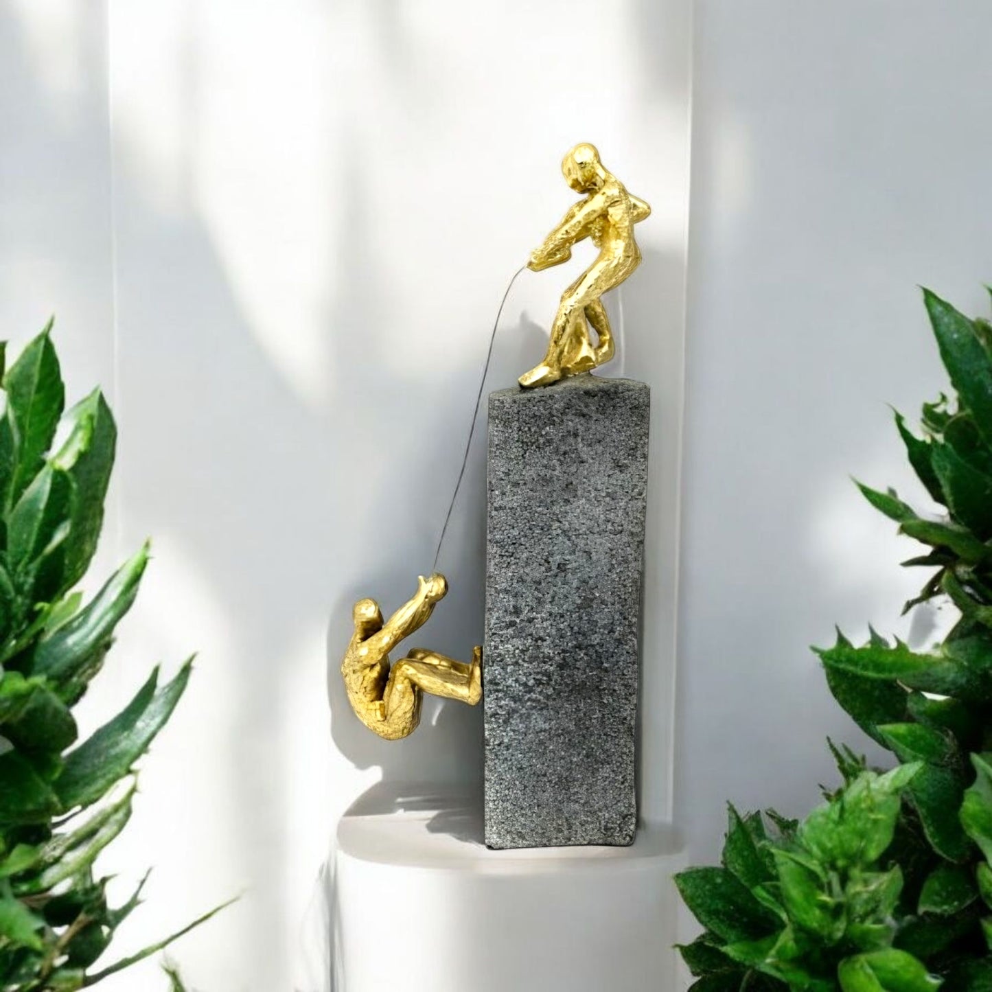 Unique Climbing Figures Decorative Sculpture