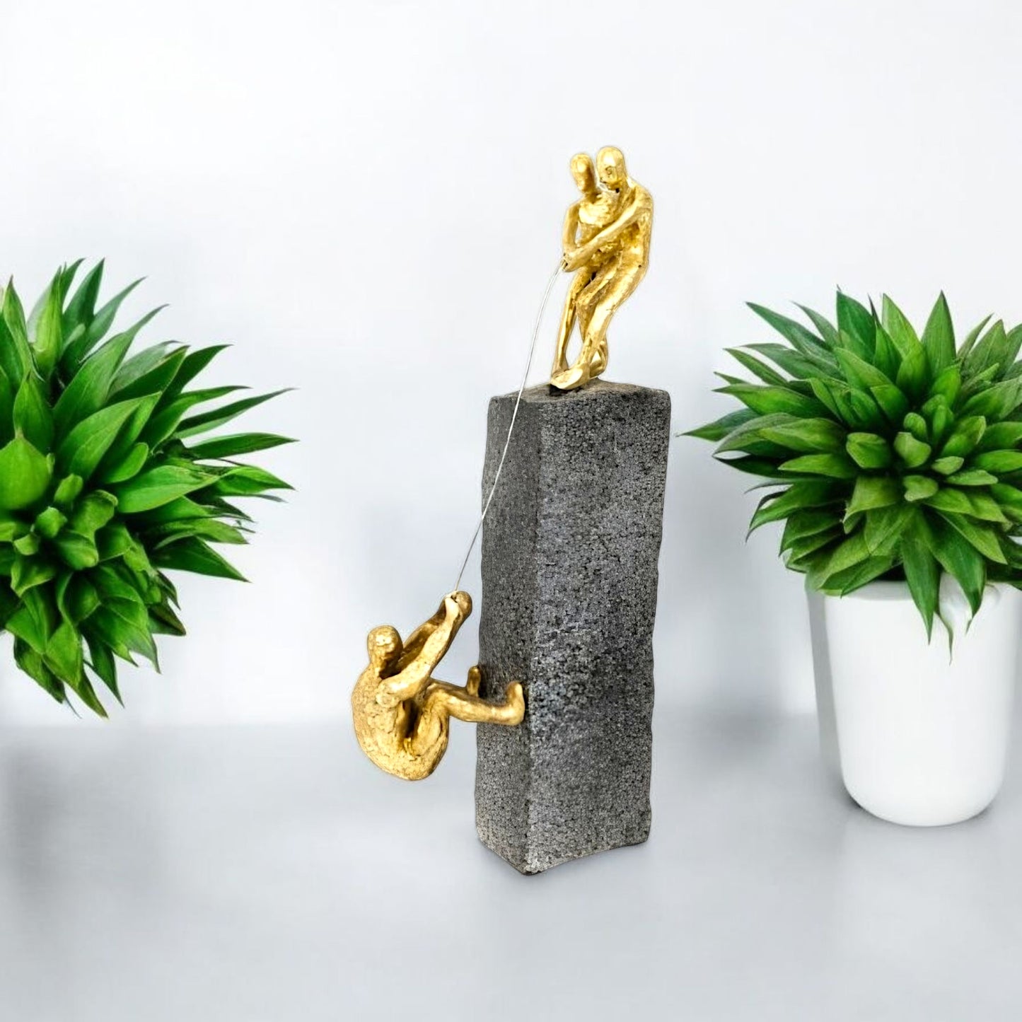 Unique Climbing Figures Decorative Sculpture