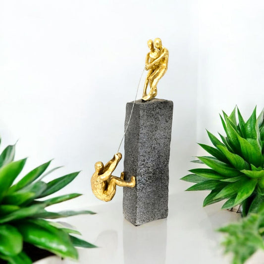 Unique Climbing Figures Decorative Sculpture