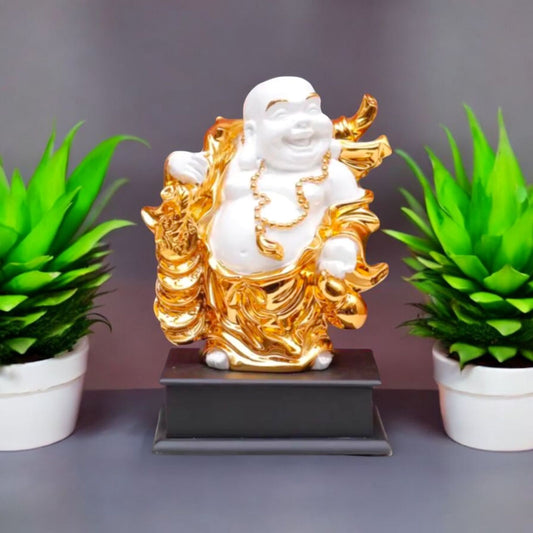 Golden Prosperity Buddha Decorative Statue
