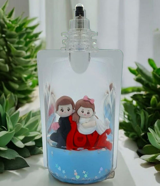 Cute Couple Spray Bottle Paper Weight