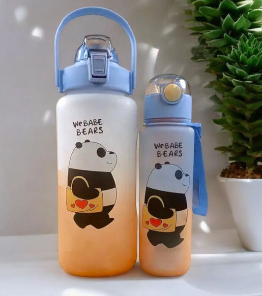WeBabe Bears Water Bottle Set 2000ml/800ml