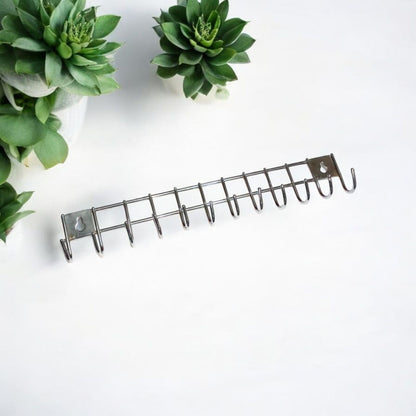 Wall-Mount Multi-Hook Rack