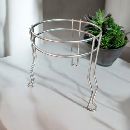 Compact Stainless Steel Plant Stand