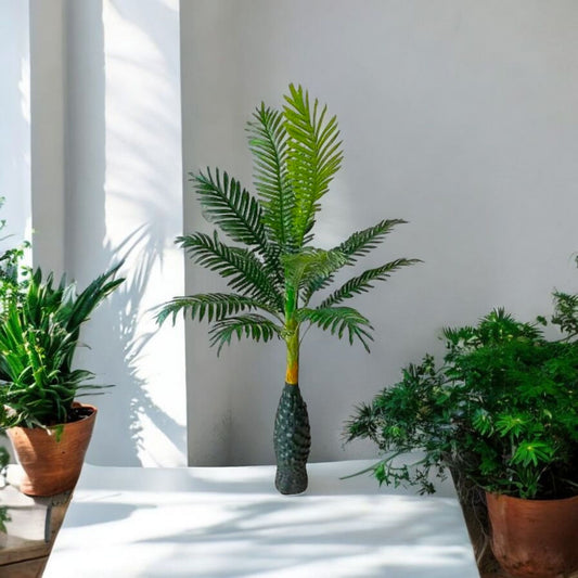 Artificial Palm Leaf Tabletop Plant