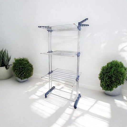 3-Tier Foldable Clothes Drying Rack
