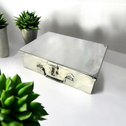 Lockable Stainless Steel Cash Box
