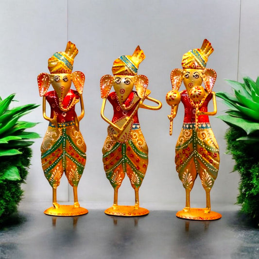 Decorative Elephant Figurine Set