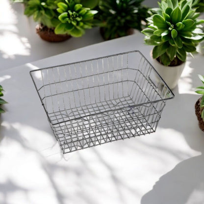 Stainless Steel Rectangular Wire Basket