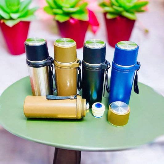 Premium Vacuum Bottle with Cup Lid 500ml