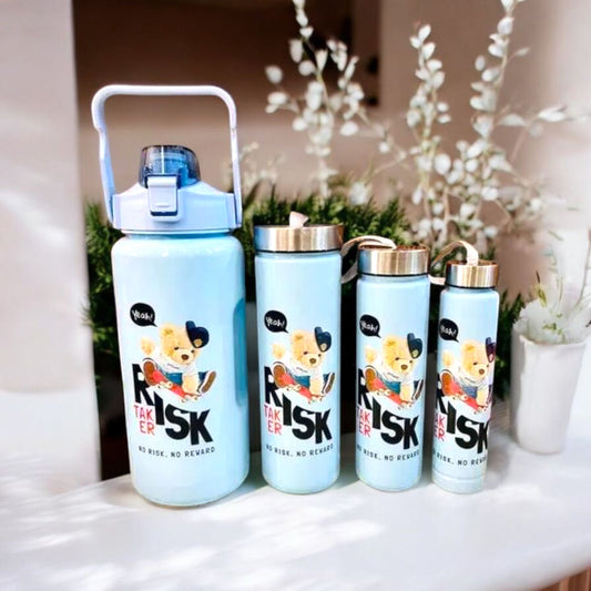Cartoon Print Stainless Steel Bottle 2000ml