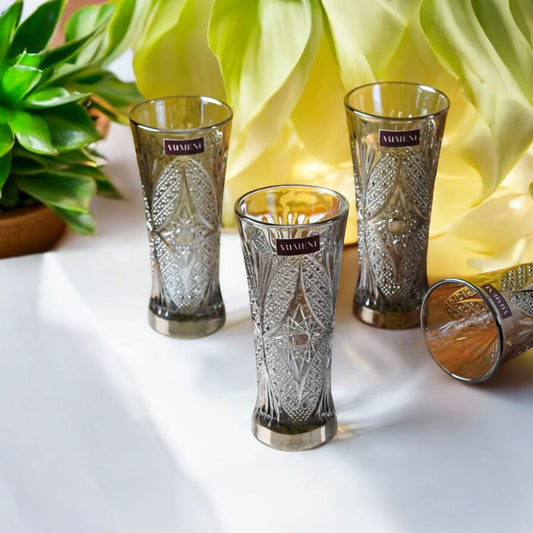 Transparent Designer Tall Glass 200ml