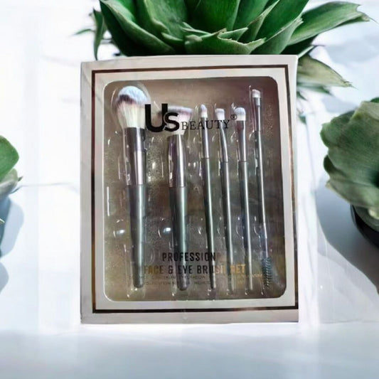 Professional Face & Eye Makeup Brush Set
