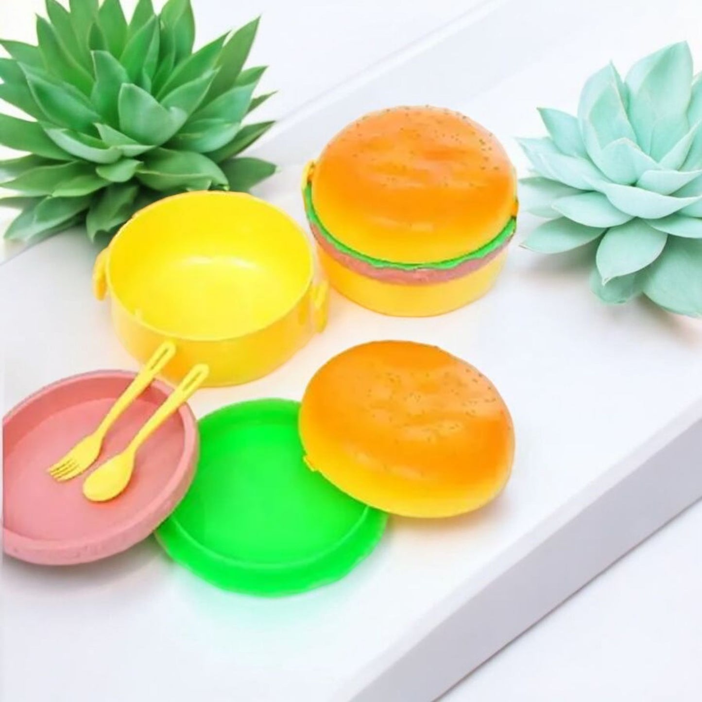 Burger Shaped Kids Lunch Box