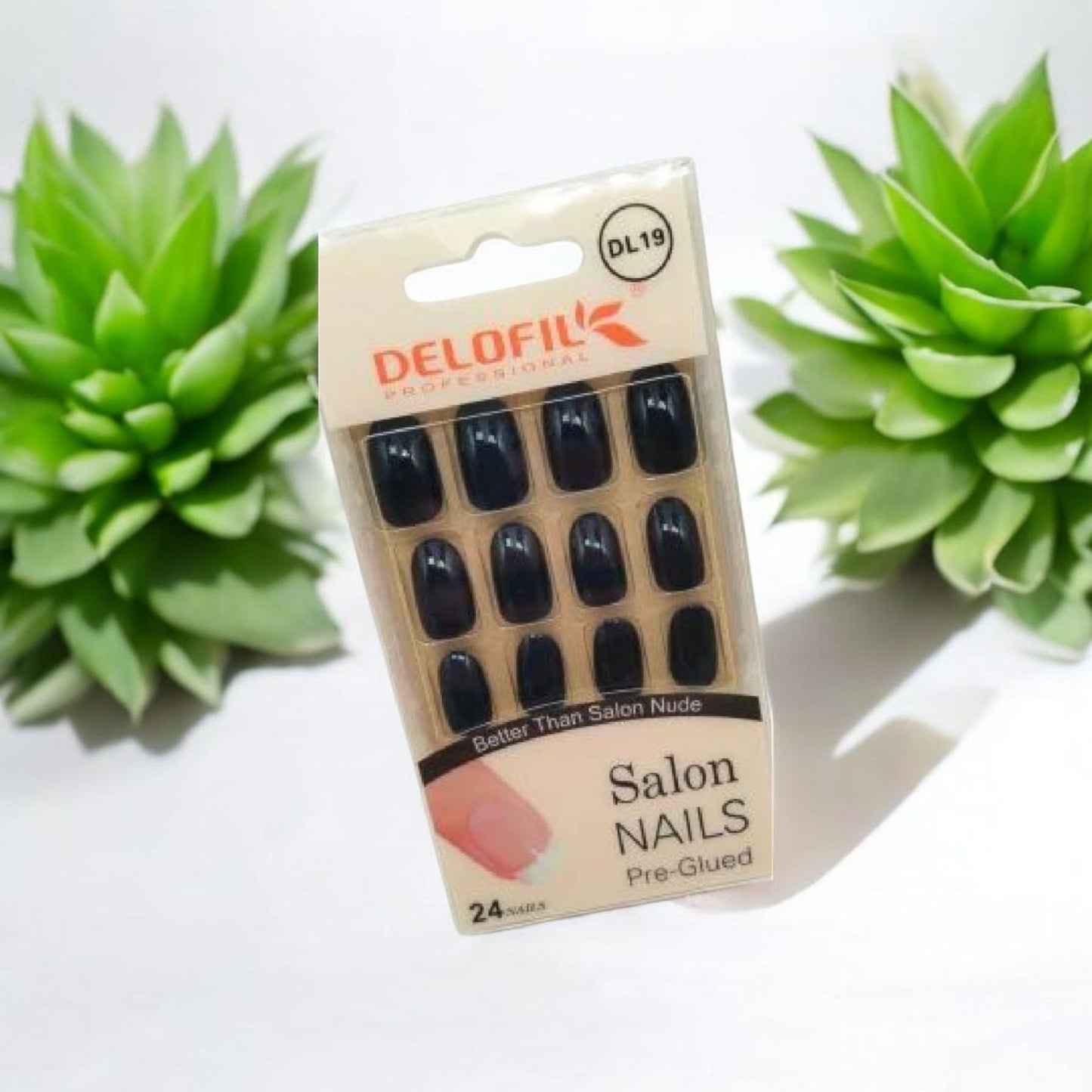 Pre Glued Glossy Artificial Nails Set