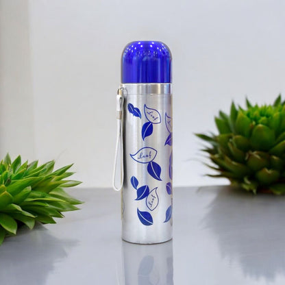Leaf Print Stainless Steel Water Bottle 500ml