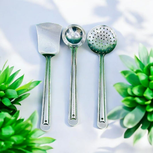 Stainless Steel Cooking Spoon Set