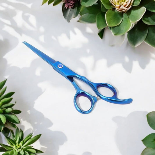 Blue Professional Hair Cutting Scissors