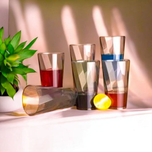 Twister Plastic Glass ( Set of 6 )