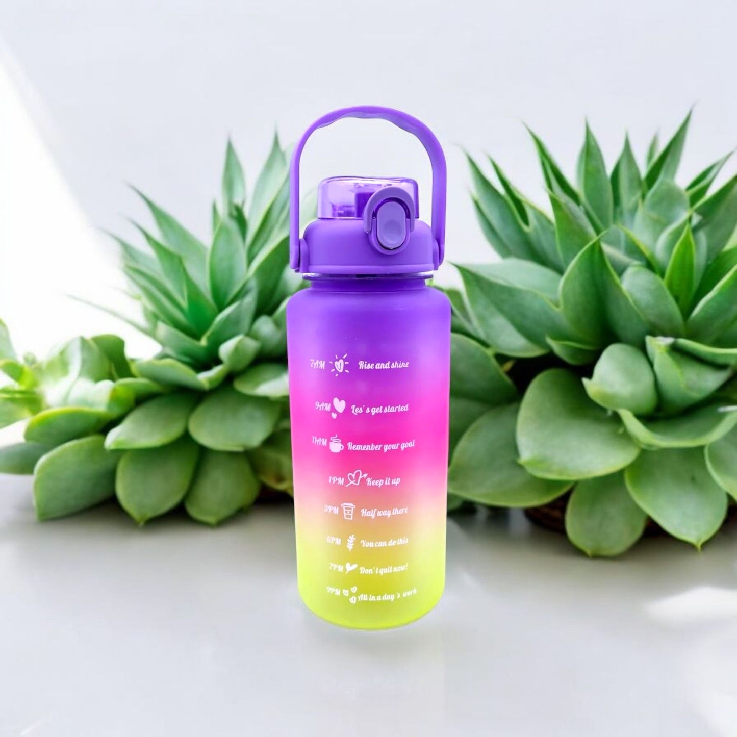 Motivational Water Bottle 2000ml