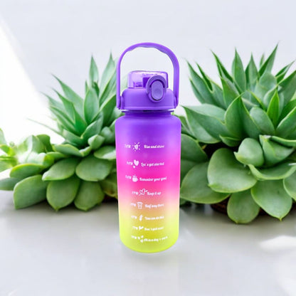 Motivational Water Bottle 2000ml