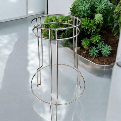 Stainless Steel Round Plant Stand