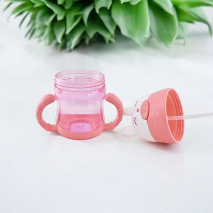 Cute Bunny Sipper Cup with Handle