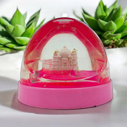 Miniature Taj Mahal Water Dome Souvenir
