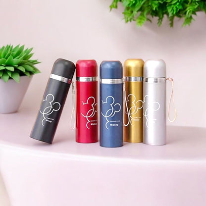 Mickey Print Insulated Travel Bottle 500ml