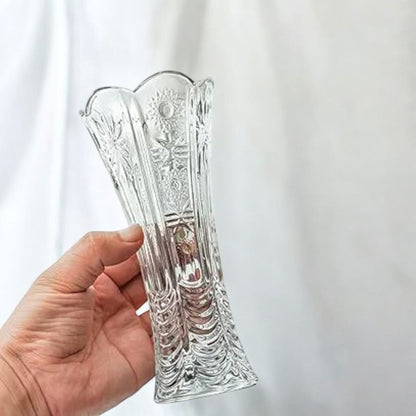 Elegant Glass Floral Vase