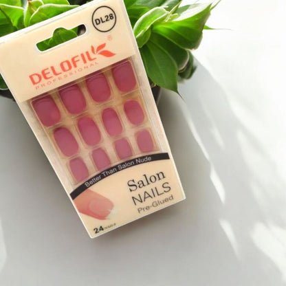 Pre Glued Salon Style Press On Nails